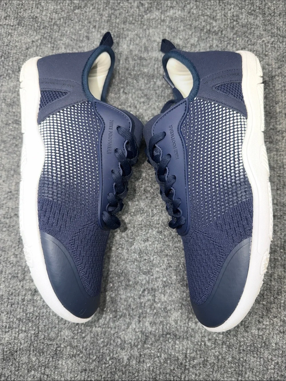 Hike Footwear Women's Navy Knit Athletic Sneakers by  - Lightweight Comfort